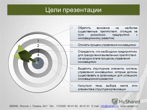 Определение цели в описании