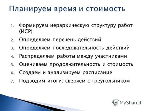 Определяем структуру работы