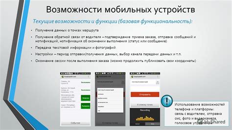 Основные возможности и функции современных мобильных устройств