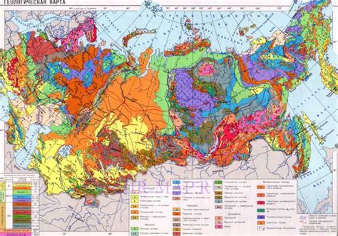 Основные элементы геологической карты
