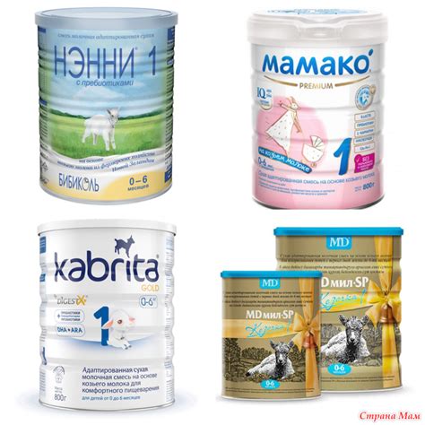 Отличия между составом детских смесей и козьим молоком