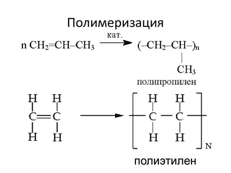 Охлаждение и полимеризация
