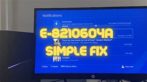 Ошибка e 8210604a на PS4: причины и последствия