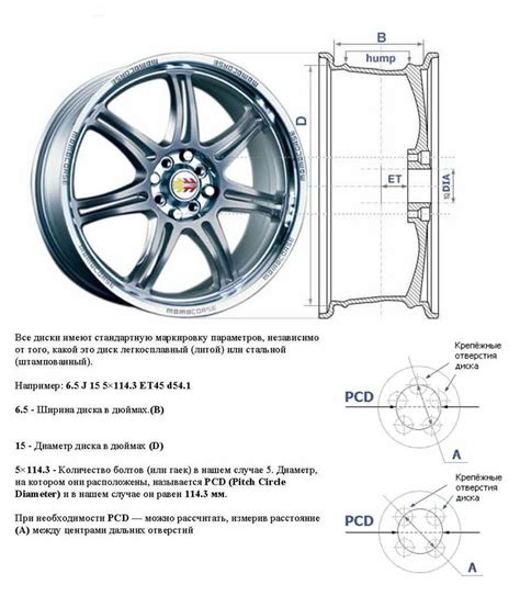 Параметры дисков для Lacetti