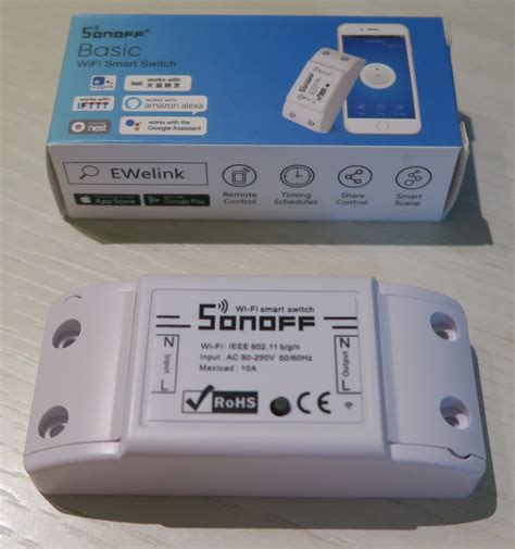 Первоначальная настройка Sonoff Basic R2