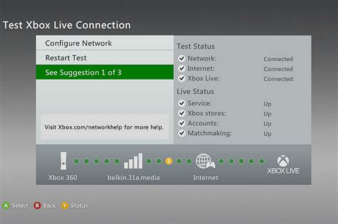Подключение Xbox 360 к интернету