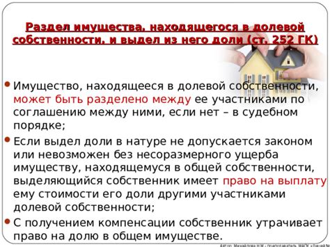 Понимание долевой собственности и ее особенностей
