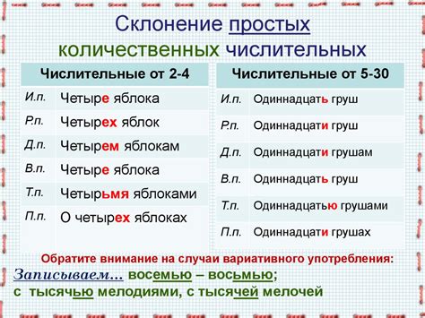 Понятие порядковых числительных и их особенности