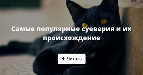 Популярные суеверия и обоснованные факты