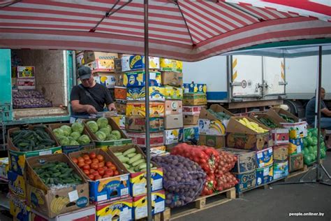 Популярные товары и продукты на рынке Ждановичи 7 января