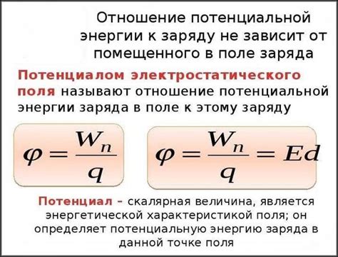 Потенциальная энергия: ключ к электричеству