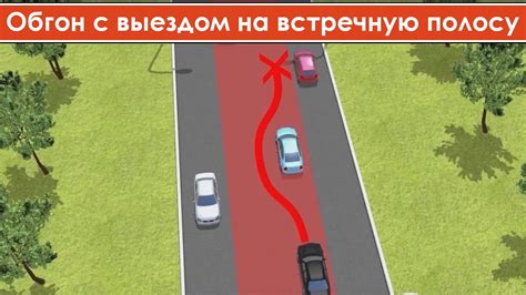 Потенциальные происшествия и повреждения, связанные с движением по встречной полосе