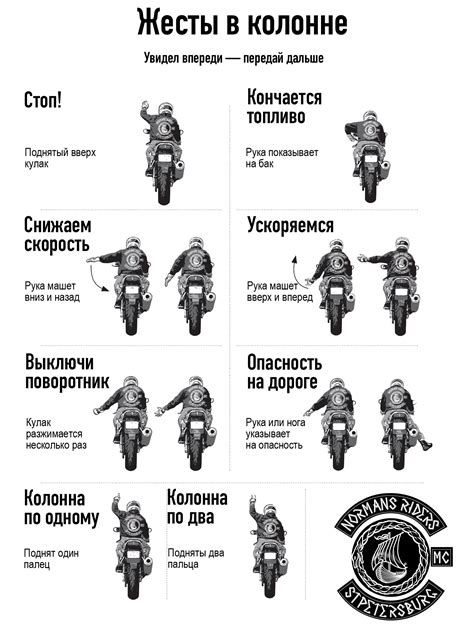 Правила движения на мотоцикле