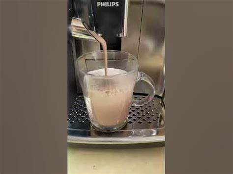 Приготовление какао в кофемашине Philips