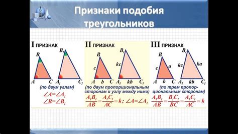 Признаки сходства