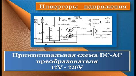 Принцип работы преобразователя DC-AC