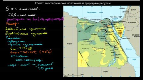 Природные ресурсы Египта