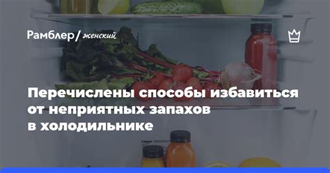 Проблема запахов в холодильнике: возможные источники и эффективные способы их устранения