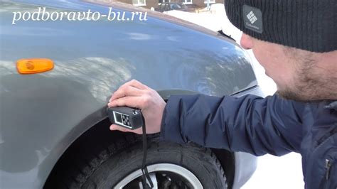 Проверка автомобиля перед включением света