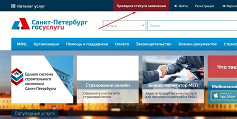 Проверка статуса заявки на получение СНИЛС