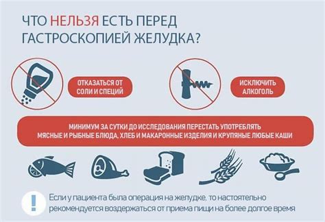 Продукты, которые следует исключить из рациона перед проведением анализа