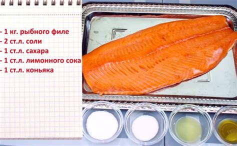 Пропорции соли и рыбы