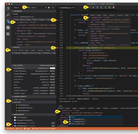 Простой способ отключения debugger в Visual Studio Code