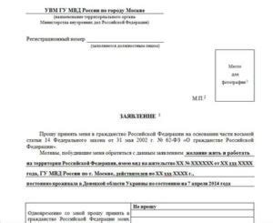 Процедура подачи заявления на гражданство