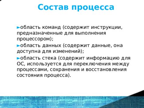 Процесс переключения состояния