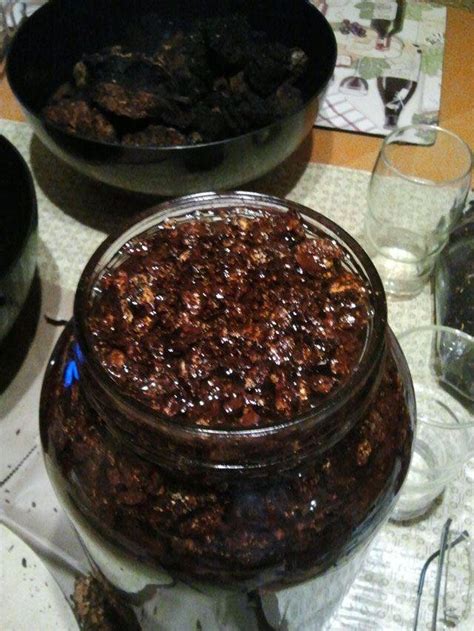 Процесс приготовления чаги