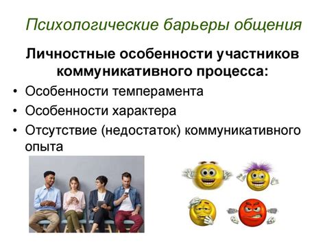 Психологические барьеры и страхи