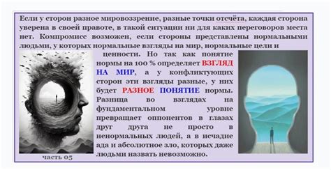 Разное мировоззрение
