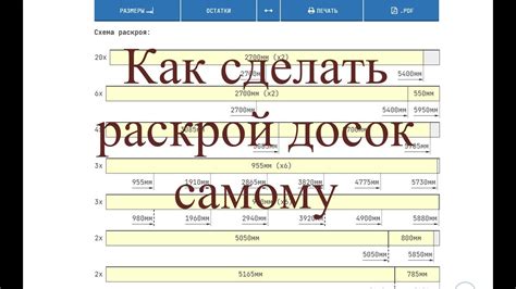 Раскрой материалов и начало сборки