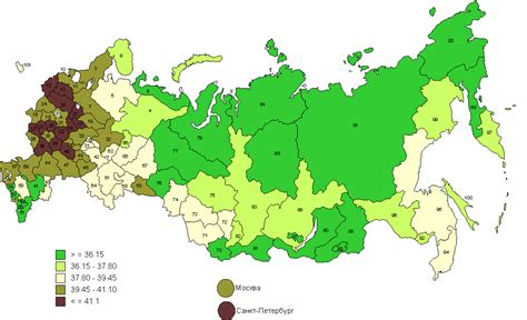 Региональные особенности населения