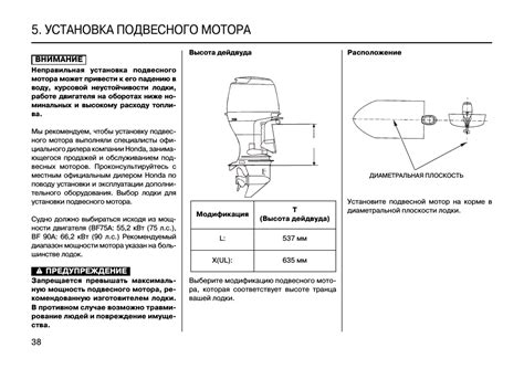 Регулировка угла транца под мотор