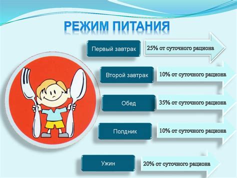 Режим питания и режим дня