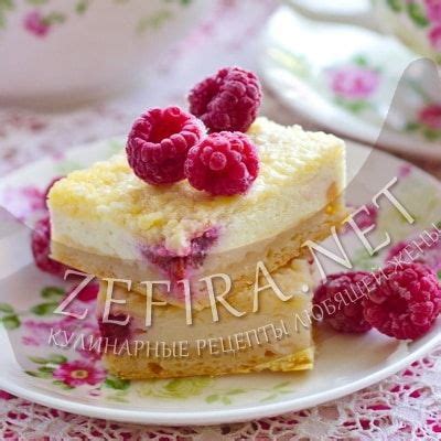 Рецепты десертов с творогом и малиной