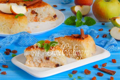 Рисовая шарлотка: необычное и вкусное десертное блюдо