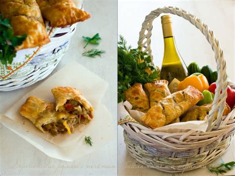 Роллы с баклажаном и перцем