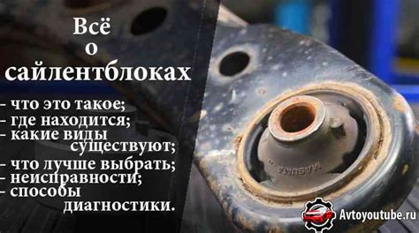 Сайлентблок: функции и назначение
