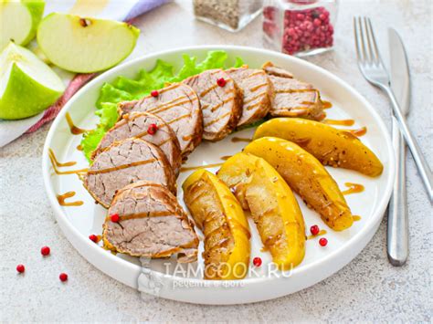Свиной вырезка с яблоками: готовим вкусные блюда