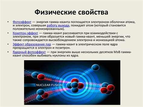 Свойства гамма излучения