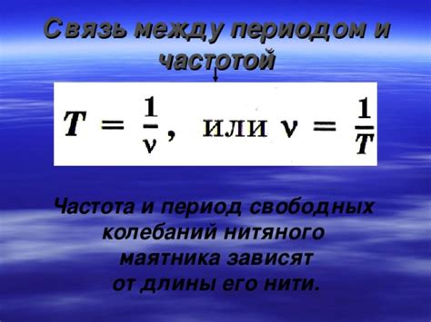 Связь между амплитудой и частотой