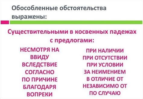 Связь обстоятельства с понятием "чем" в поиске ответа