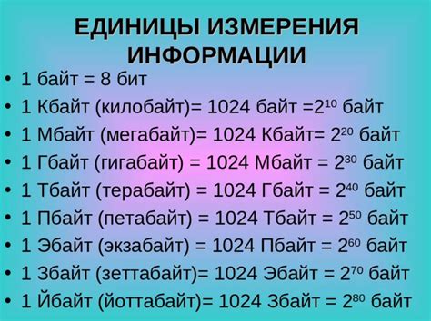 Сколько бит в килобайте
