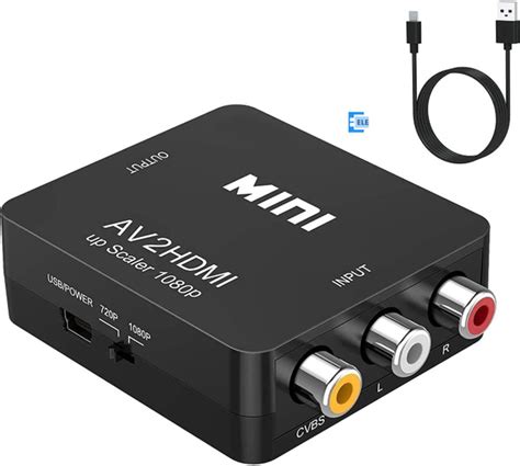 Соединение с помощью HDMI-конвертера