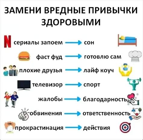 Создайте новые стимулы для замены привычки