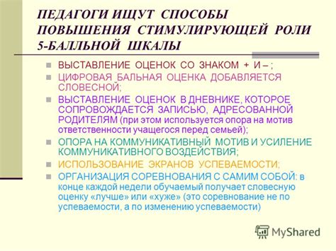 Способы повышения оценок