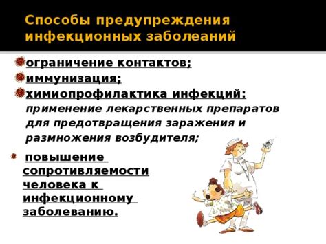 Способы предотвращения заражения