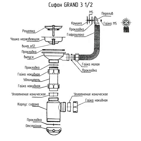 Схема сборки tube trap